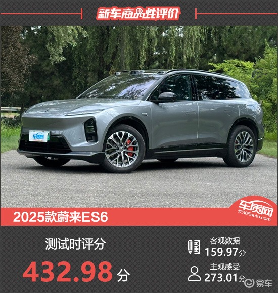 2025款蔚来ES6新车商品性评价