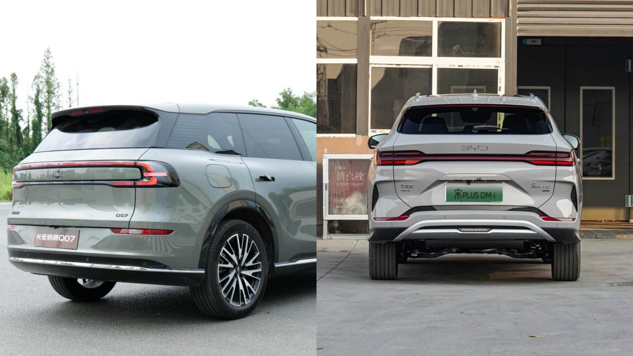 插混大5座SUV,长安启源Q07和宋PLUS,谁更香?